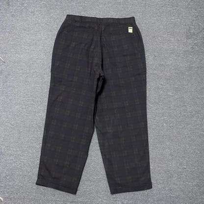 BEAMS SSZ Plaid Loose-Fit Pants