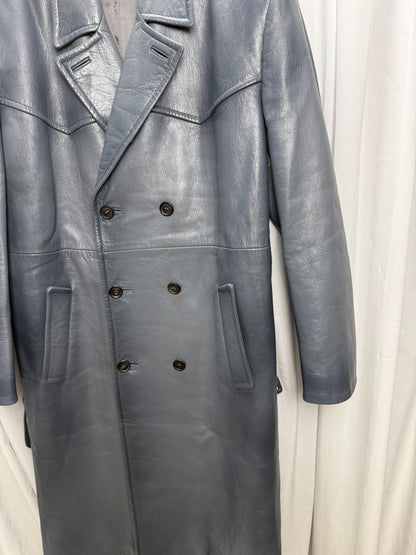 Prada Raf Simons Distressed Leather Jacket