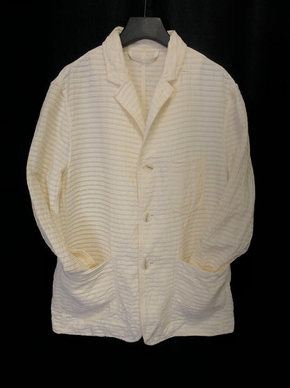 casey casey striped loose-fit jacket