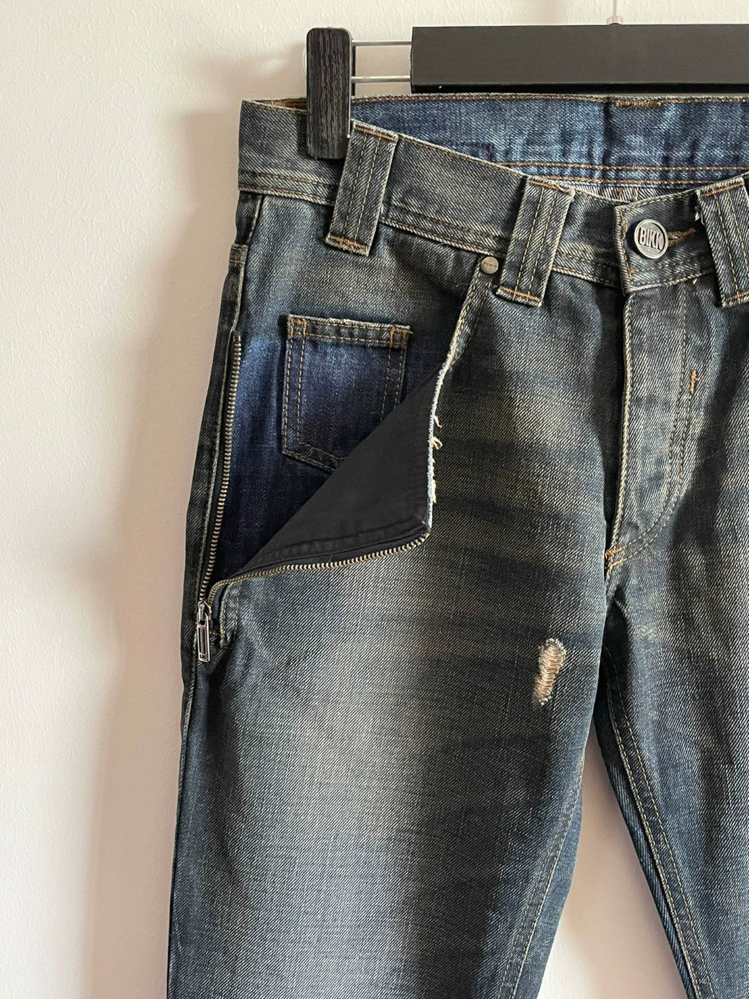 Dirk Bikkembergs Zip Pocket Denim Pants