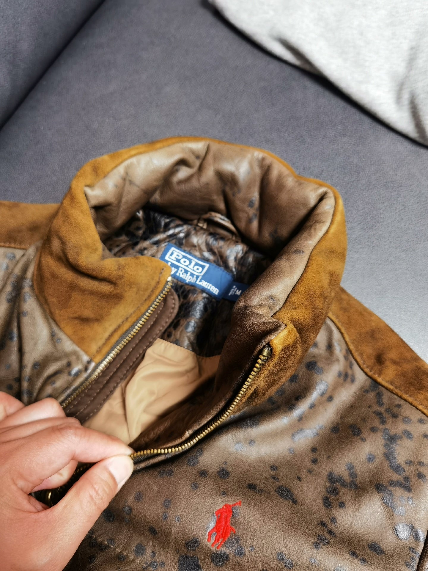 RRL Ralph Lauren Cowhide Down Jacket
