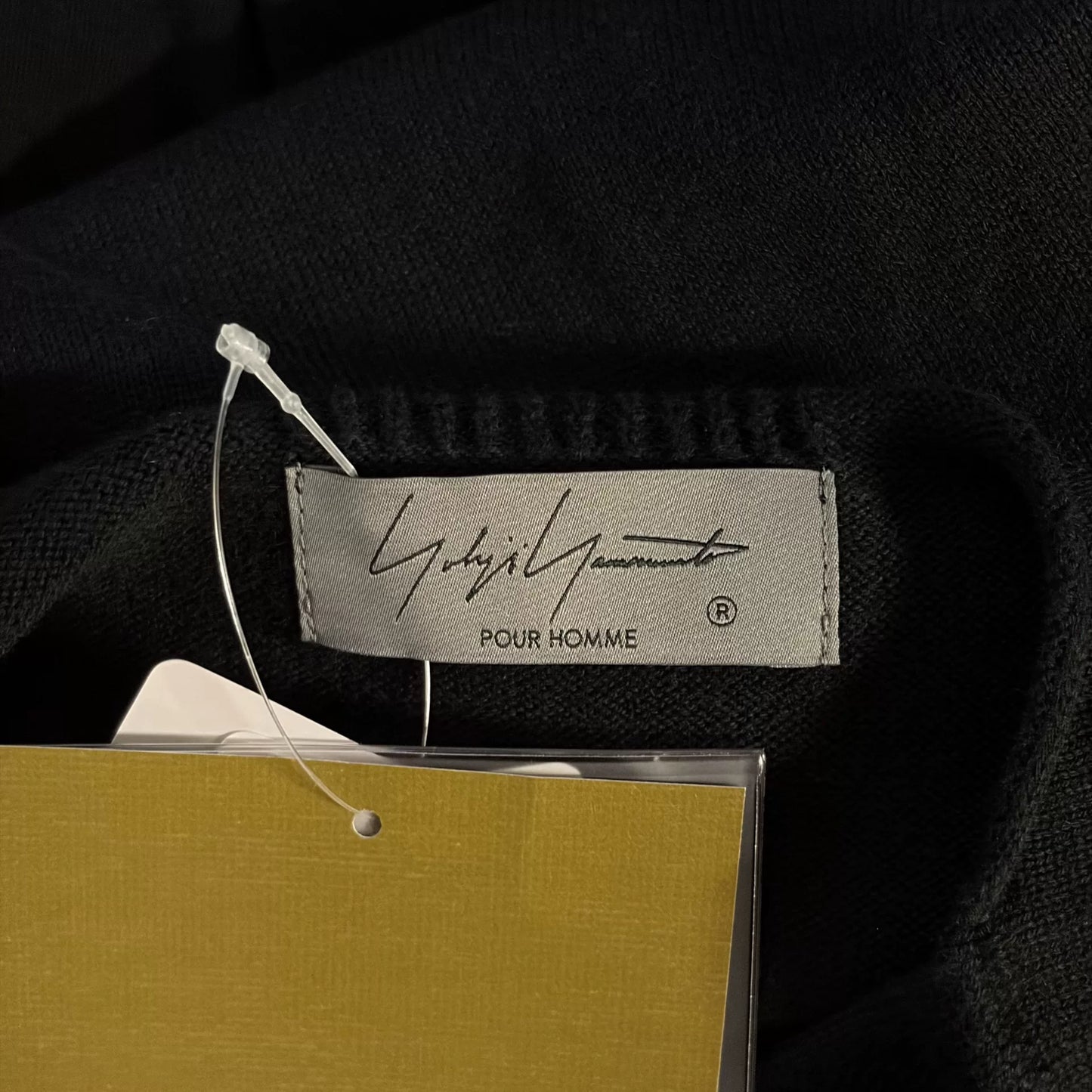 black long sleeve wool cashmere sweater