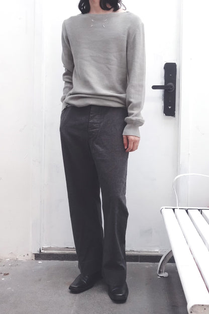 maison margiela knitted sweater with unique cut