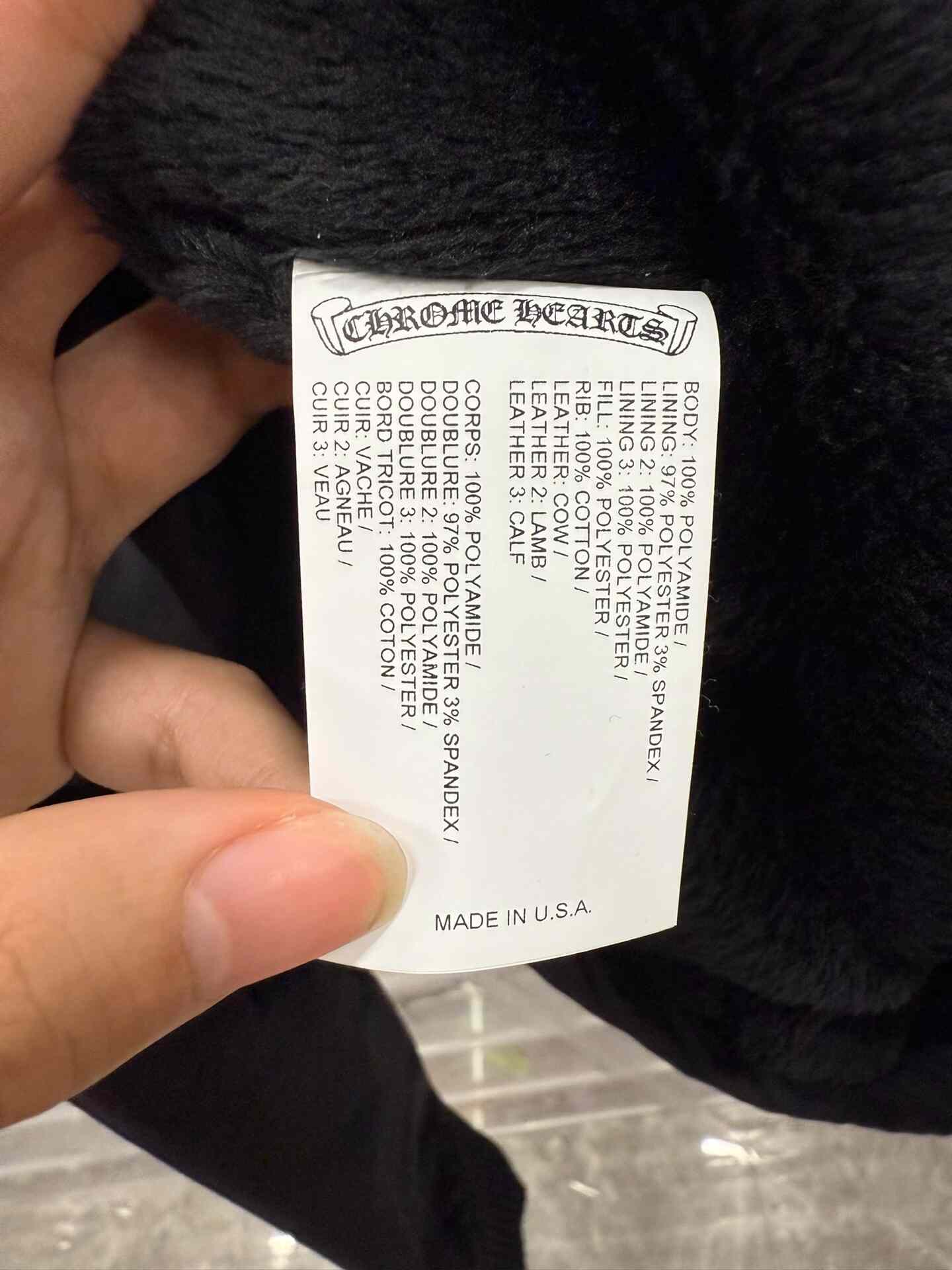 Chrome Hearts Red Cross Nylon Jacket