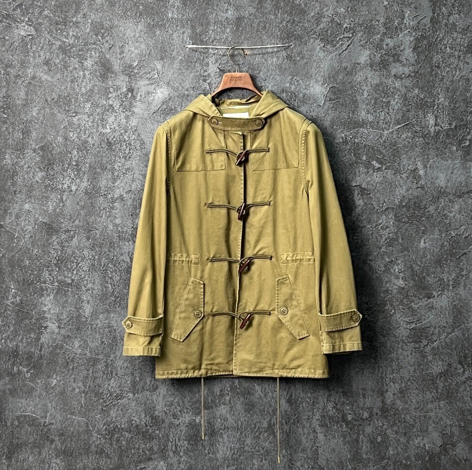 SAINT LAURENT Toggle Hooded Coat