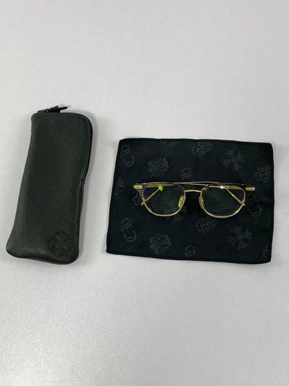 Chrome Hearts Black Gold Vine Glasses