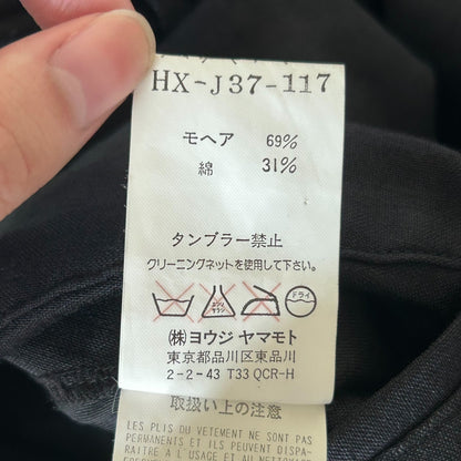 Yohji Yamamoto 01SS Mohair Pleated Blazer