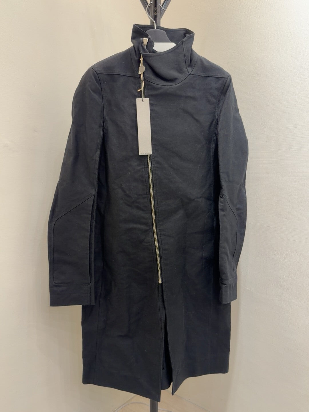 Rick Owens Tubeway Coat in Black
