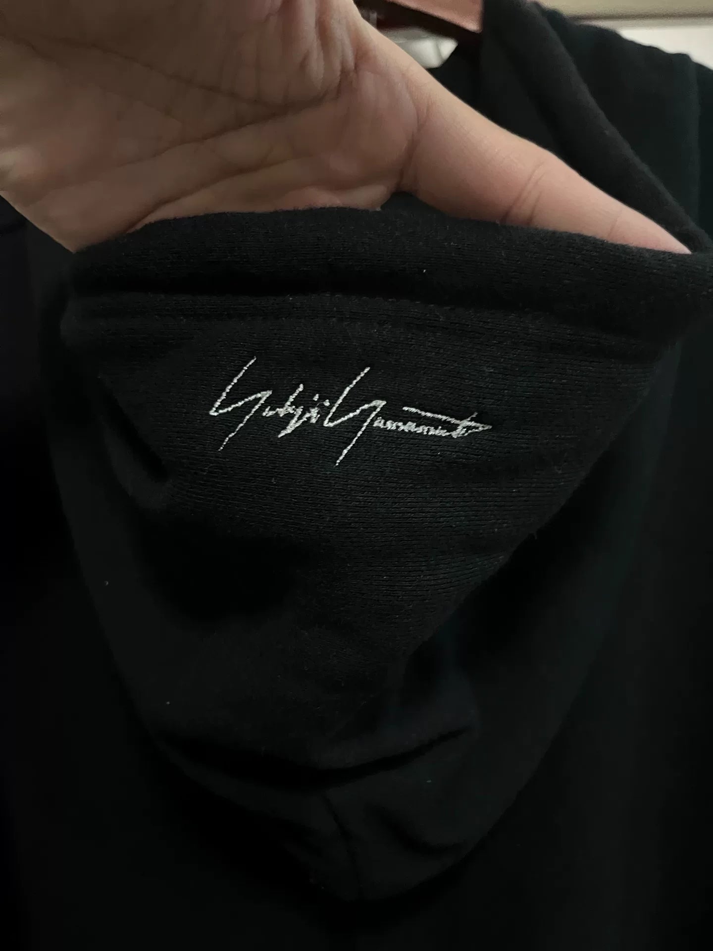 Yohji Yamamoto Black Hoodie
