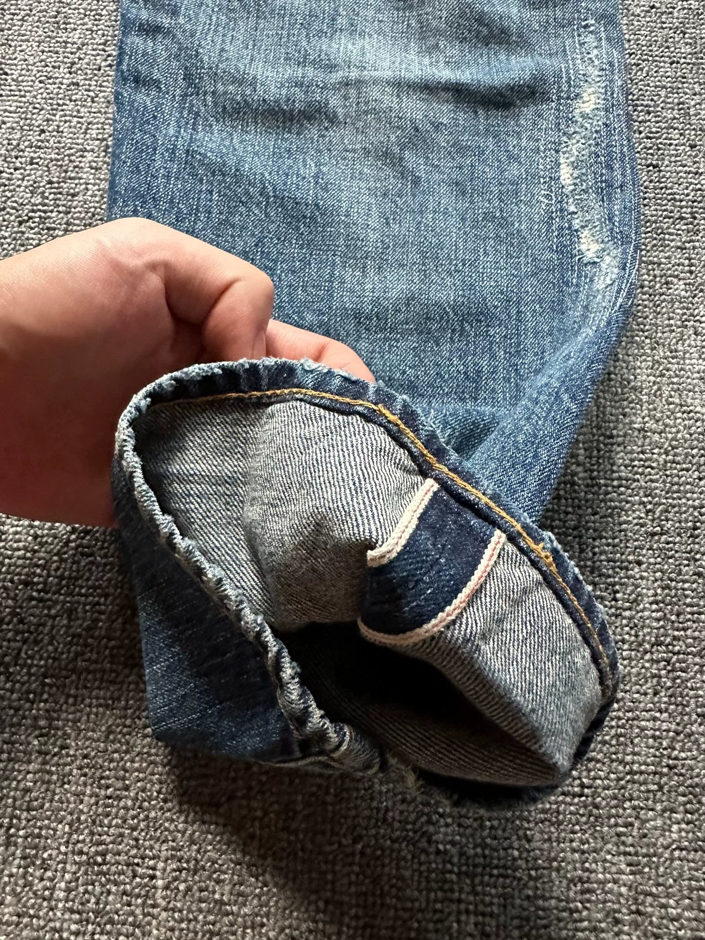 hiroshi fujiwara fragment design denim pants