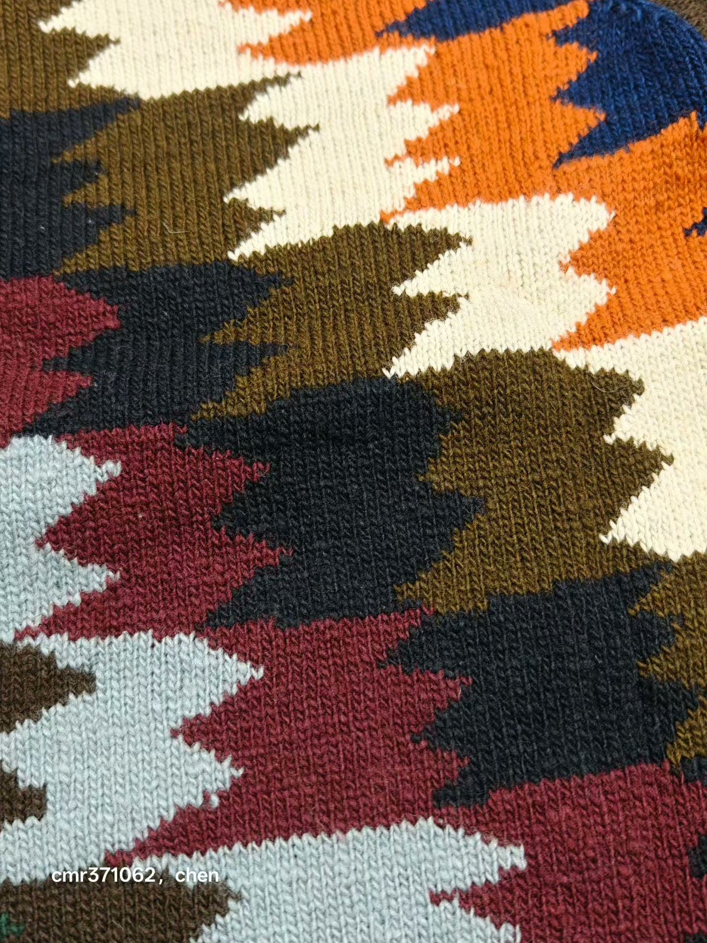 Visvim 18aw College Knit N.D Blanket