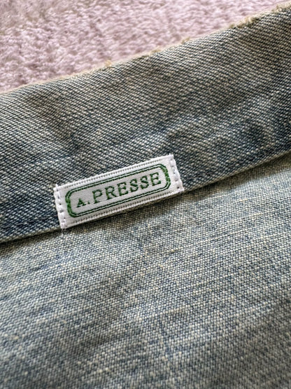 navy denim jacket by A.PRESSE