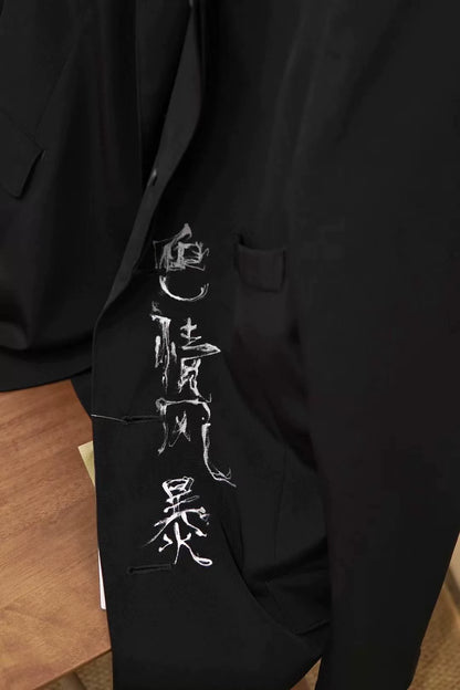 Yohji Yamamoto Pour Homme S/S 2023 Triacetate Jacket