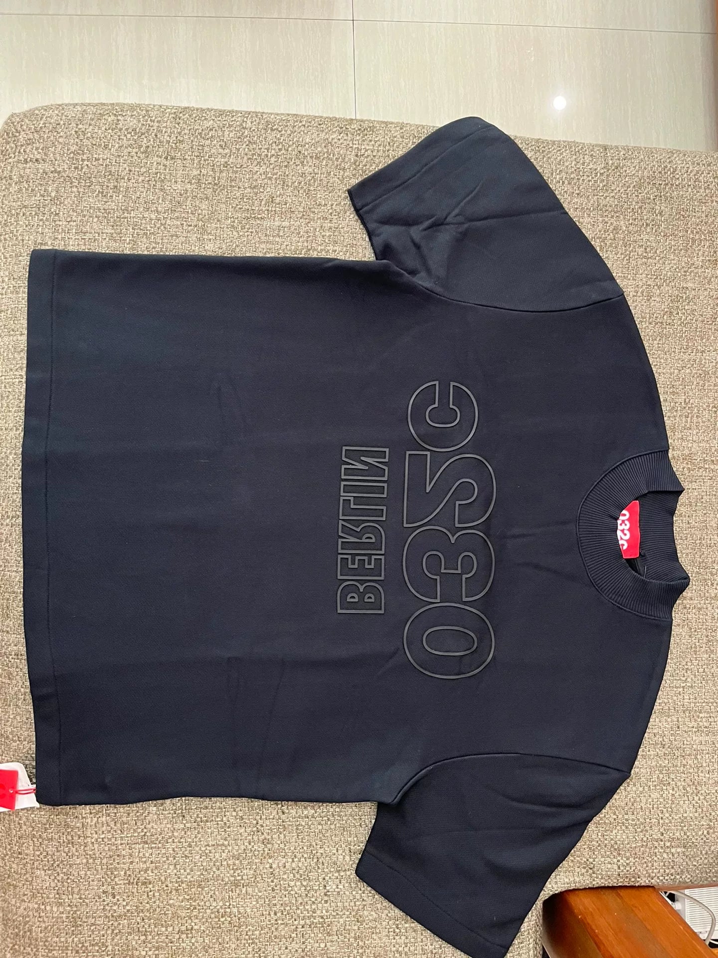 032C Dark Logo Short Sleeve Sweatshirt