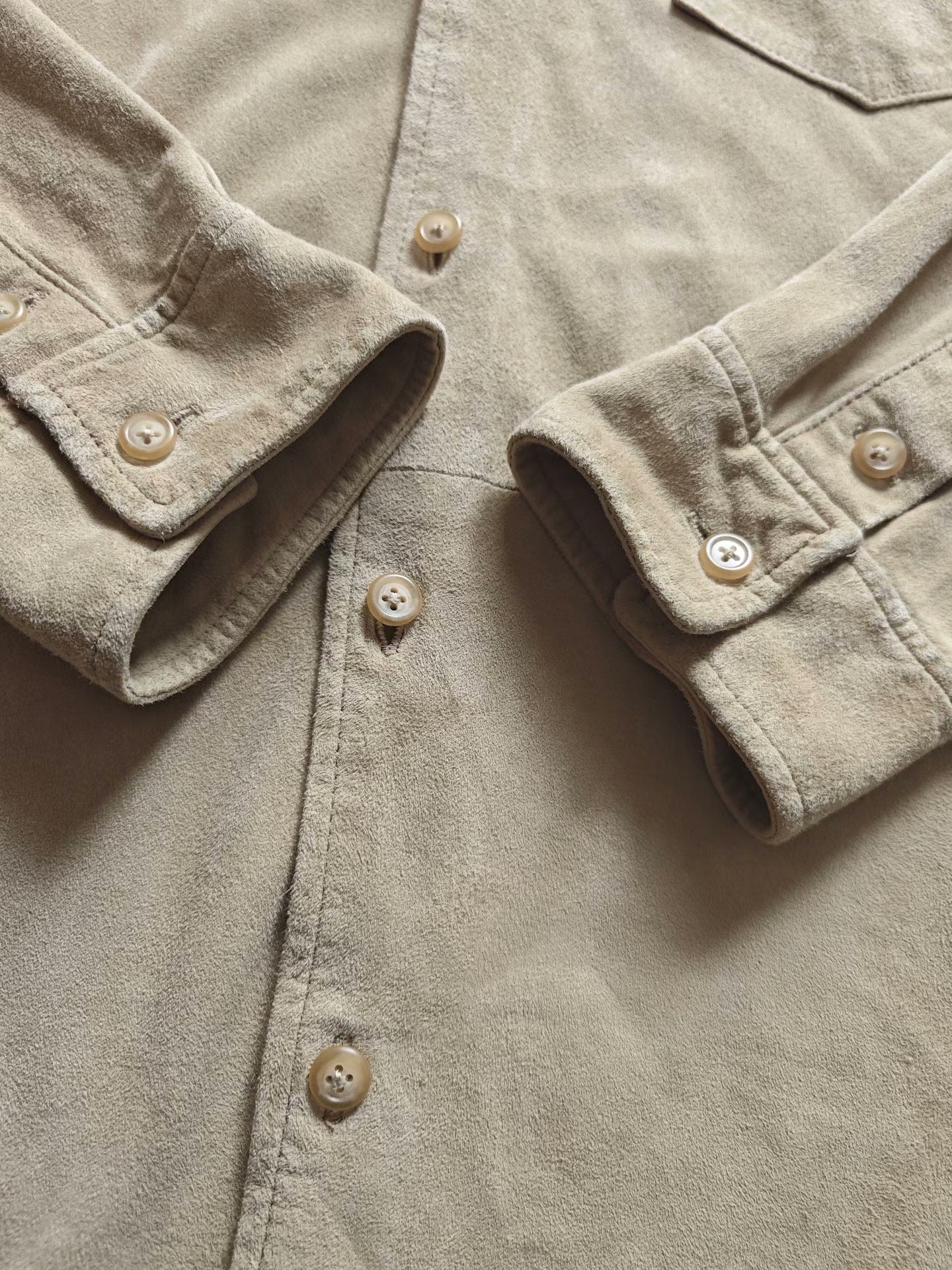Polo Ralph Lauren Suede Leather Shirt