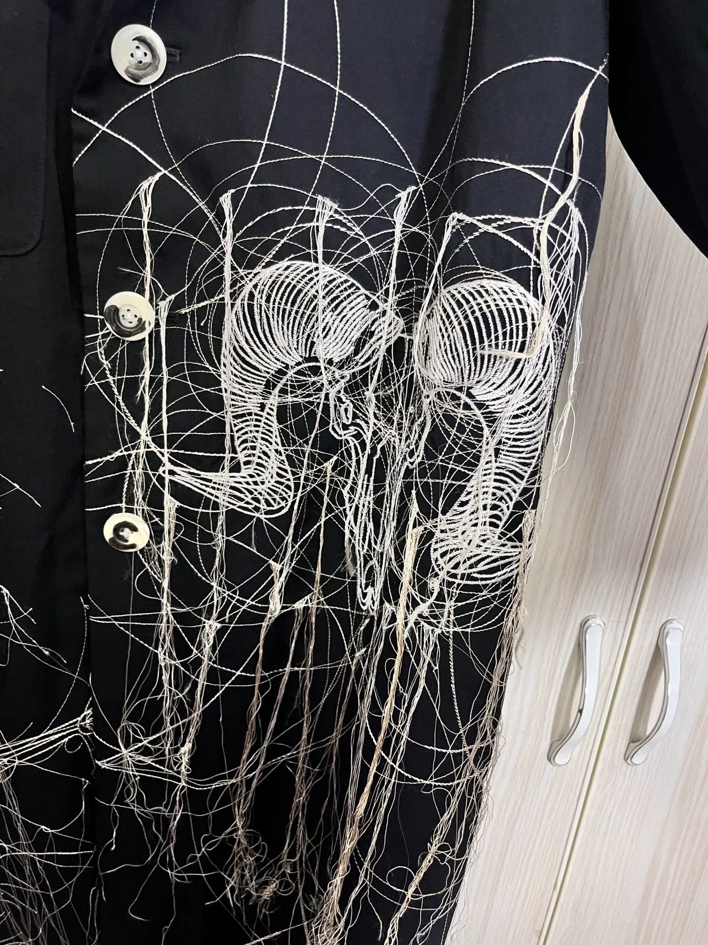 Yohji Yamamoto 19AW Sheep Pattern Coat