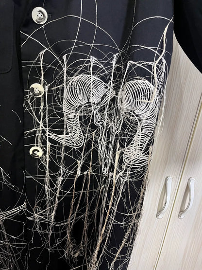 Yohji Yamamoto 19AW Sheep Pattern Coat