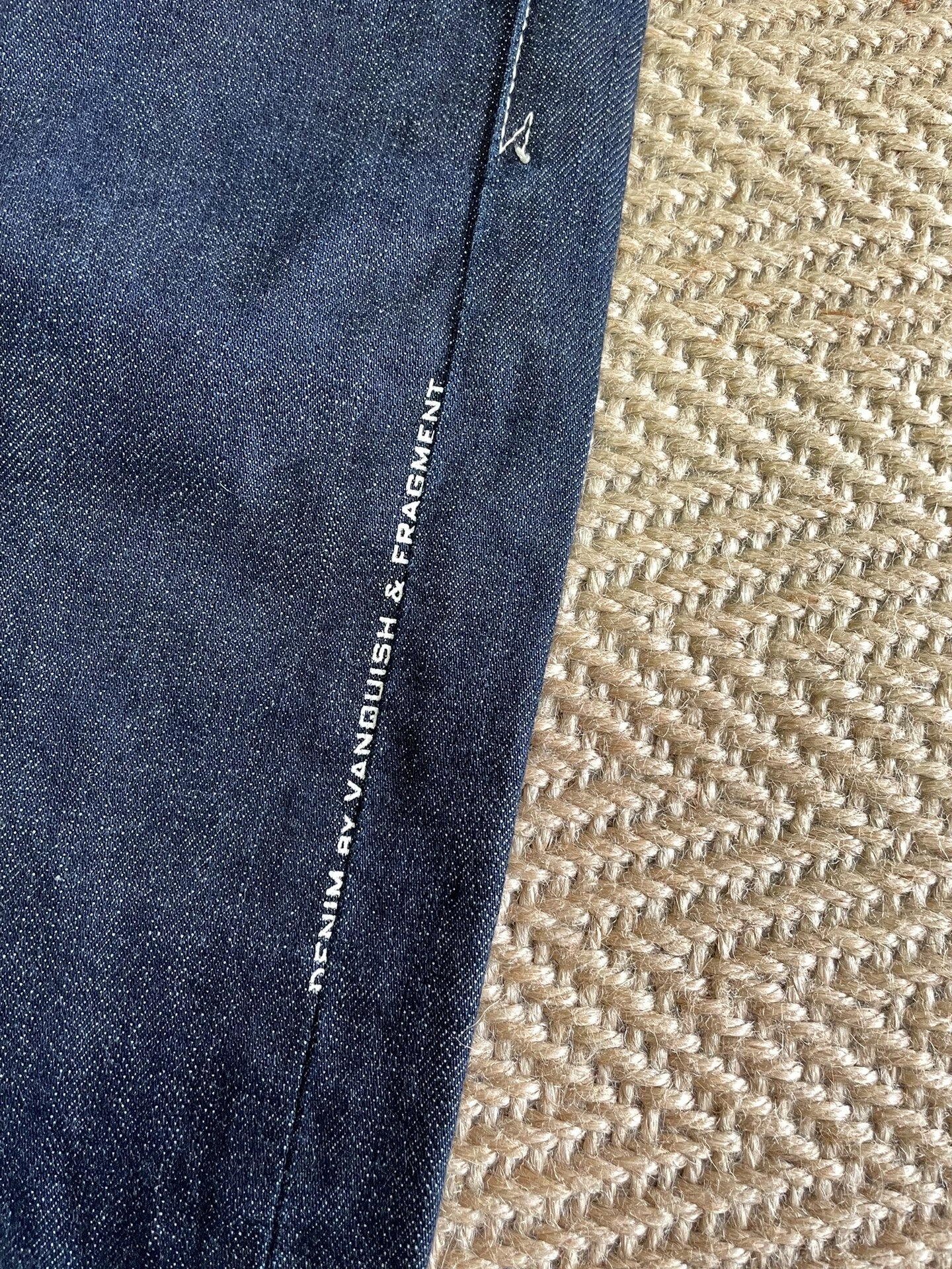 Vanquish & Fragment Gold Lightning Denim