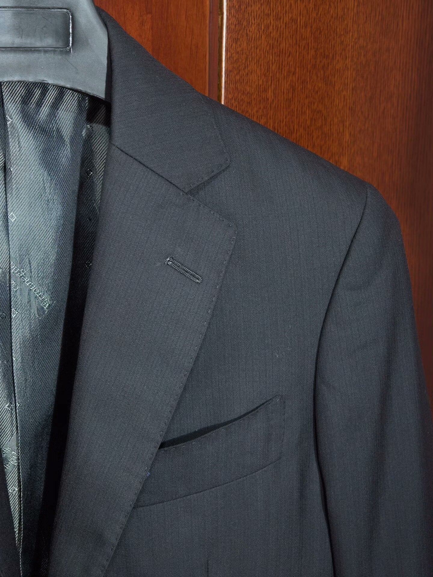 Zegna Black Wool Custom Suit