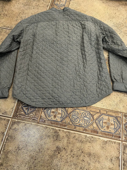 VISVIM 2024 Olive Green Quilted Shirt