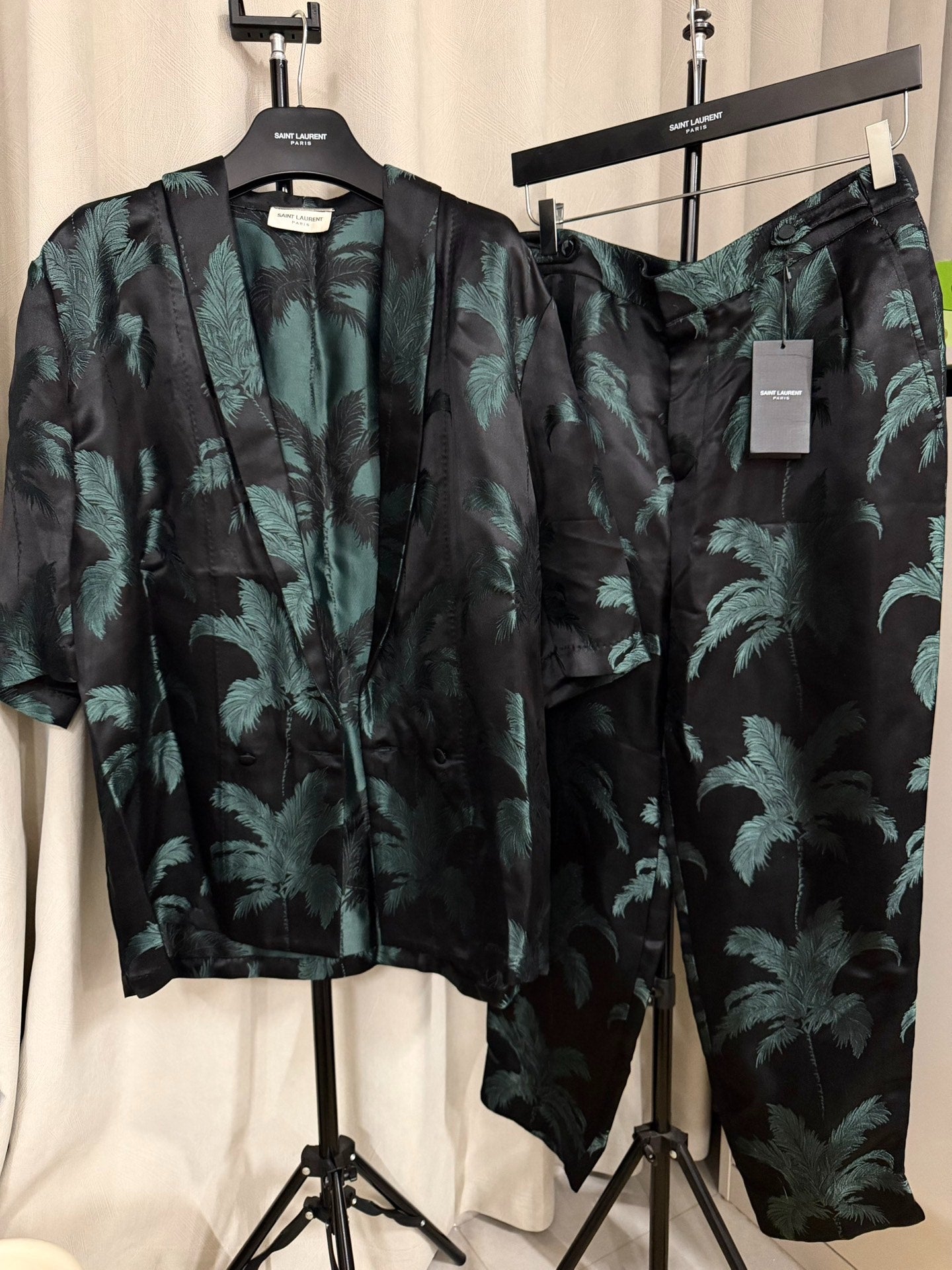 Saint Laurent Palm Leaf Suit Set
