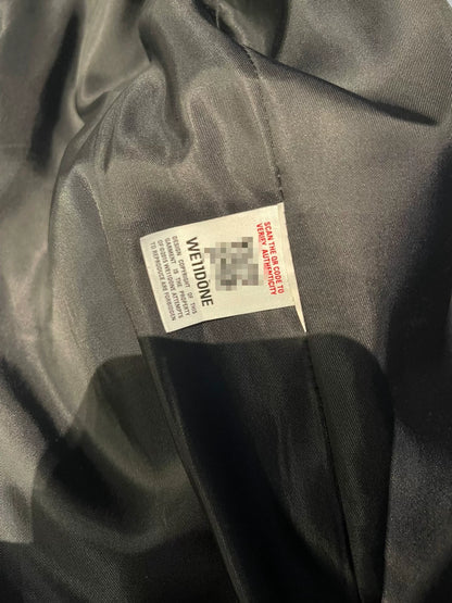 we11done oversized blue suit jacket