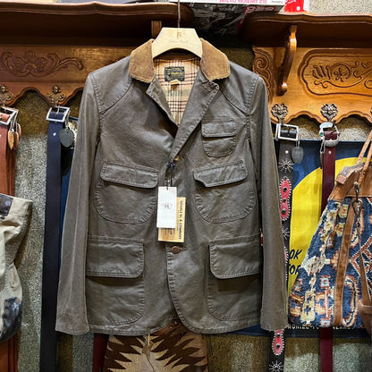 rl double ralph lauren oil wax jacket