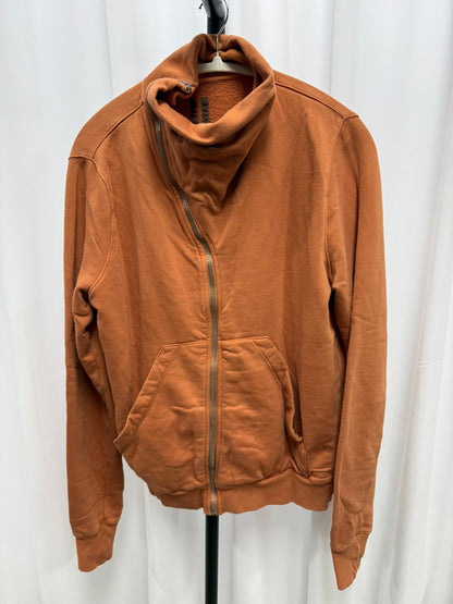 Rick Owens Diagonal Zipper Hoodie Jacket