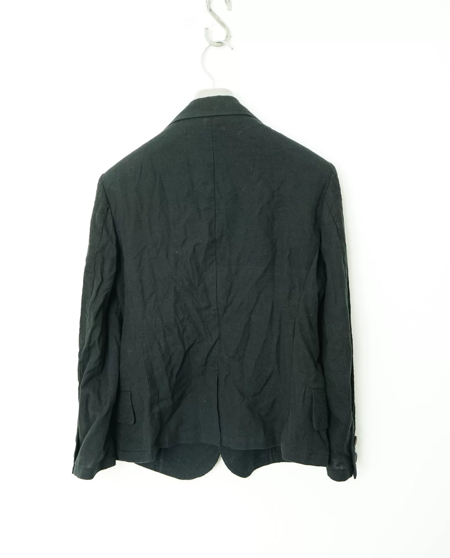 Yohji Yamamoto Jacquard Embroidered Blazer