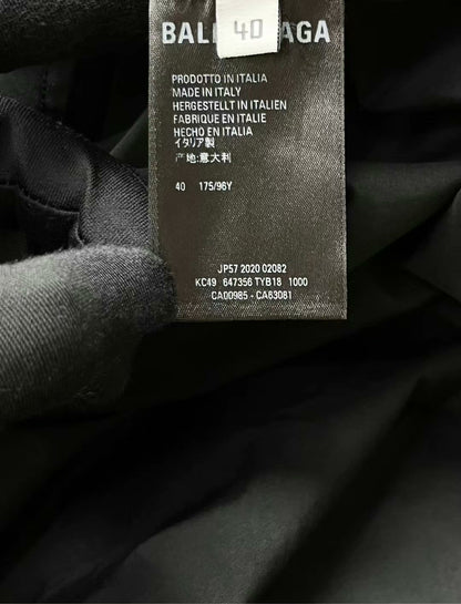 balenciaga black sacre coeur shirt jacket