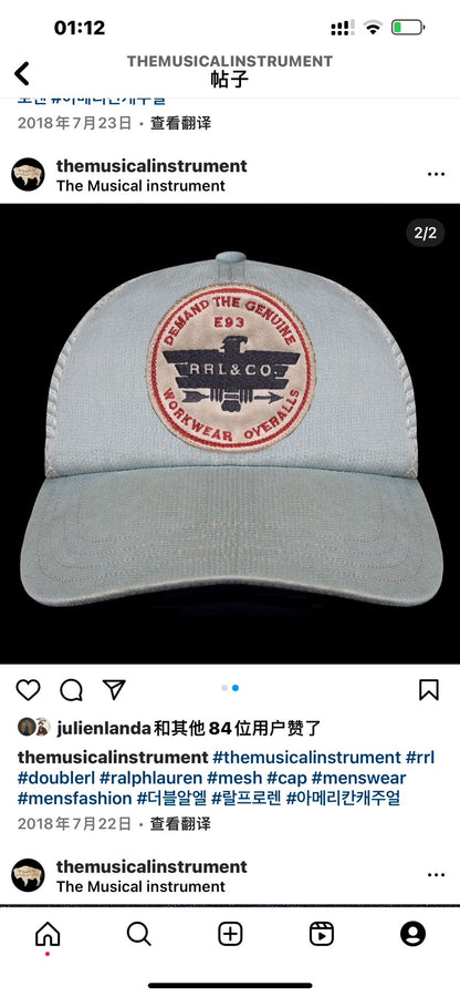 RRL Double RL Ralph Lauren Baseball Cap