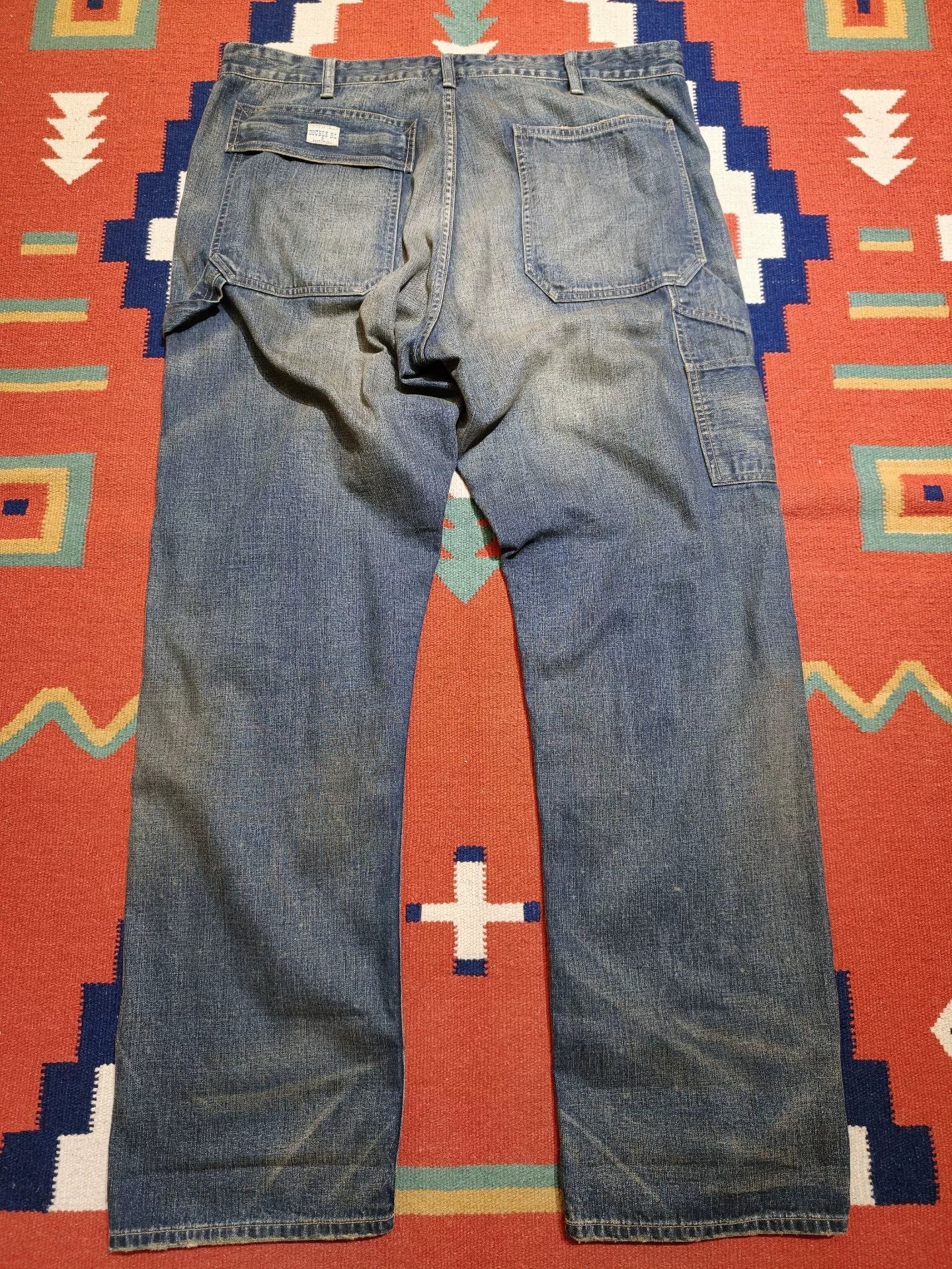 RRL Limited Yellow Mud Wash Jeans