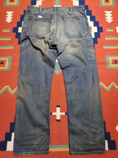 RRL Limited Yellow Mud Wash Jeans