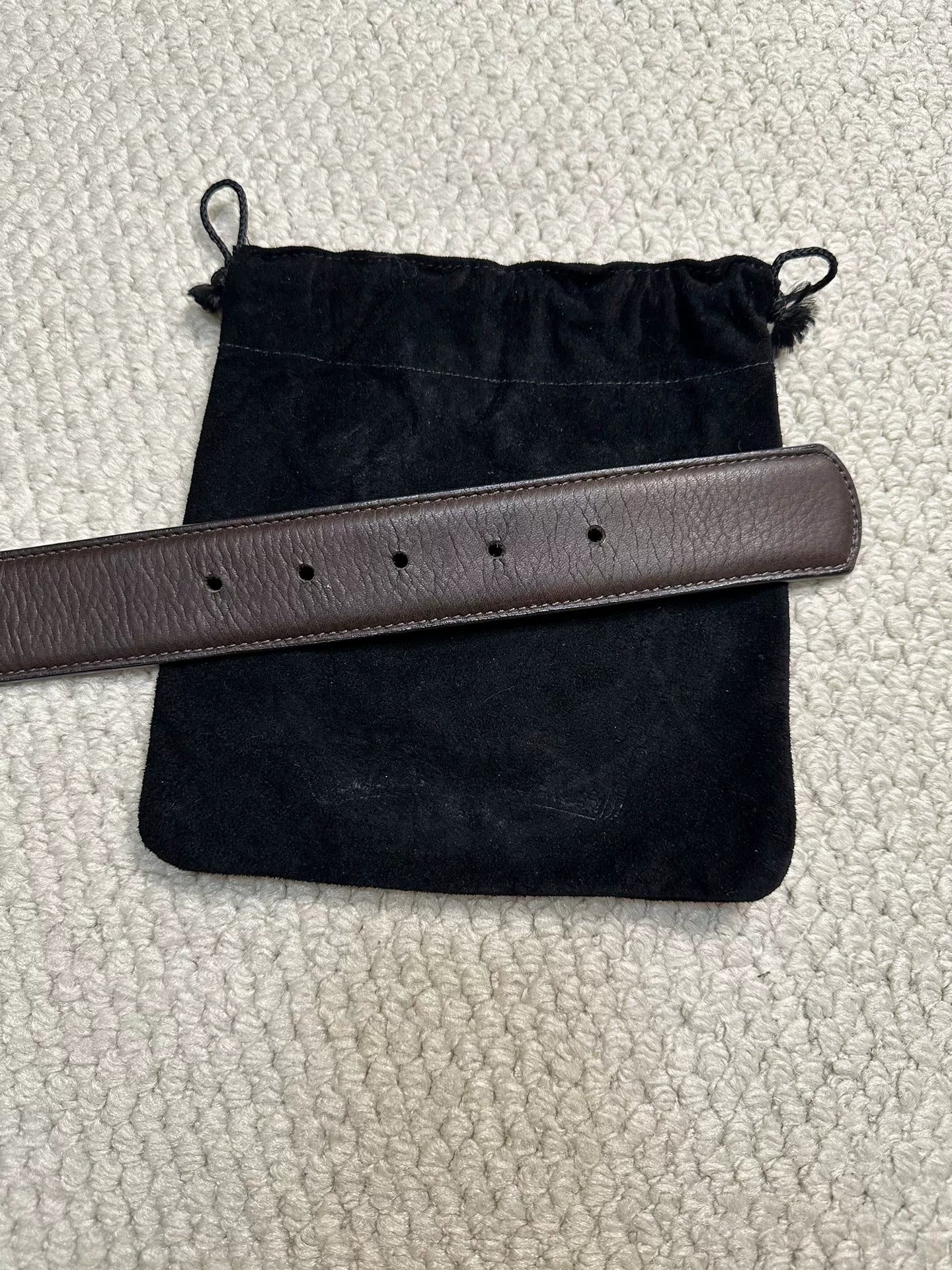 Chrome Hearts  Brown Leather Belt