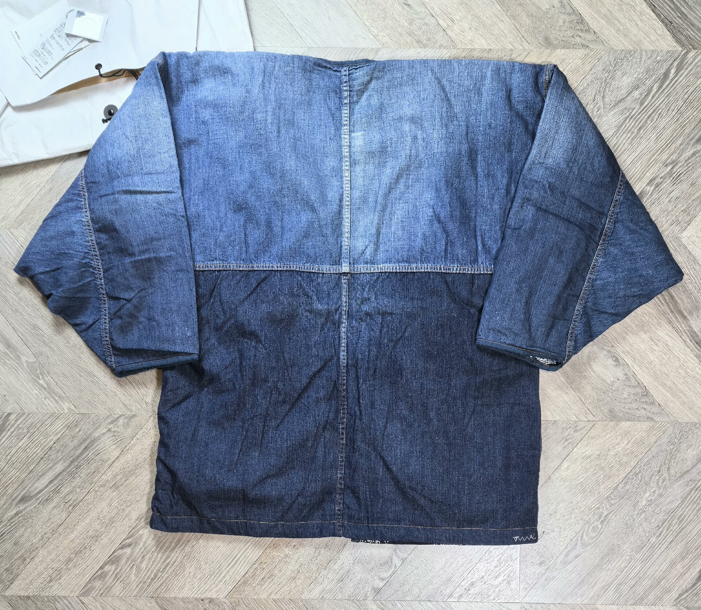 visvim kimono coat with reversible design