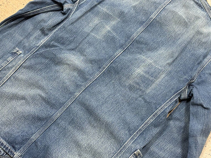 RRL Double RL Indigo Denim Jacket with Corduroy Collar