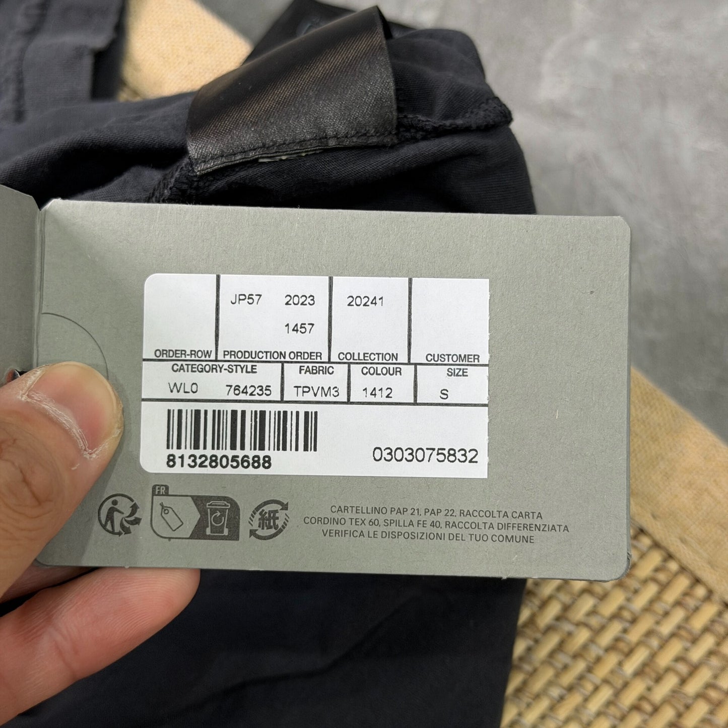 Balenciaga Black Washed Short Sleeve Tee