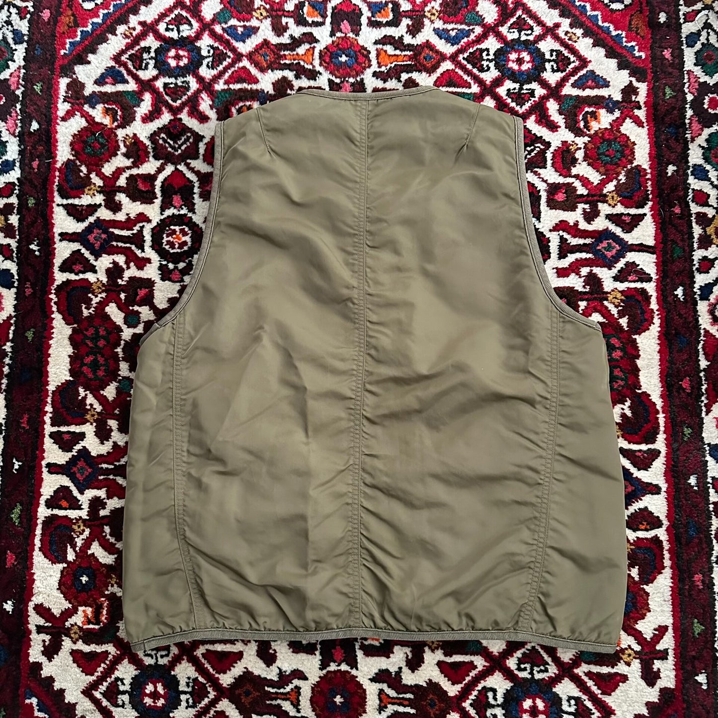 visvim iris liner vest in nylon