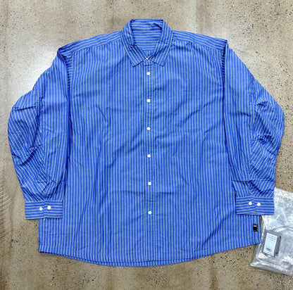 Blue Stripe Oversized Shirt