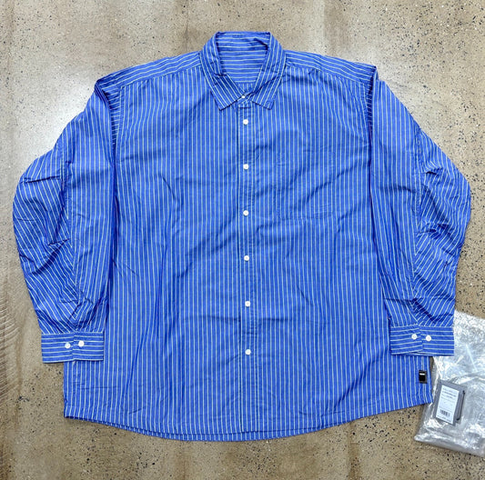 Blue Stripe Oversized Shirt