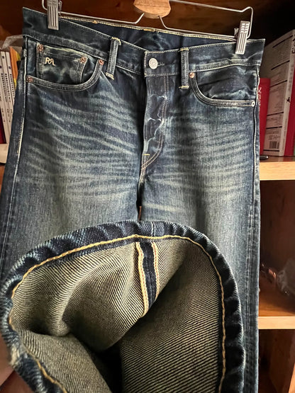 RRL Double RL Slim Wash Denim Pants