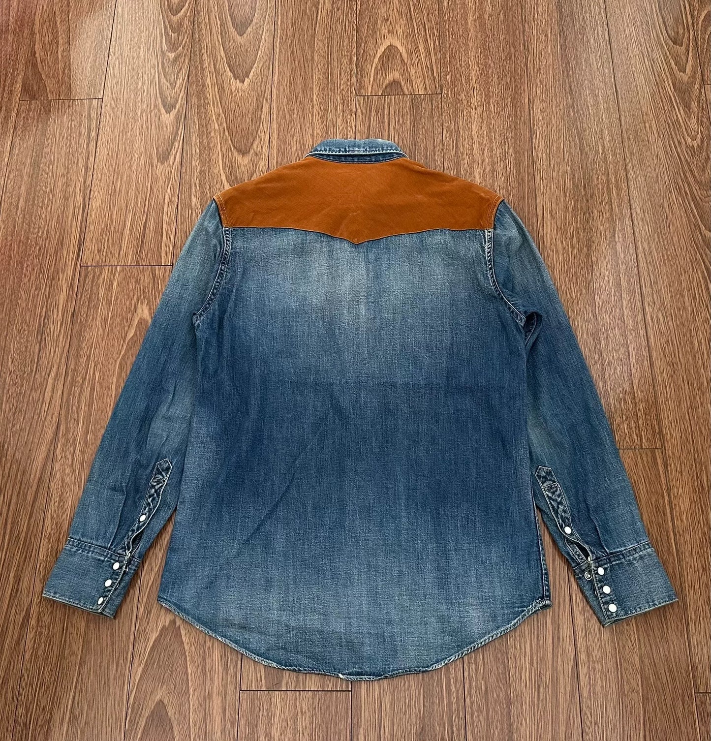 visvim ss picaro damaged denim shirt