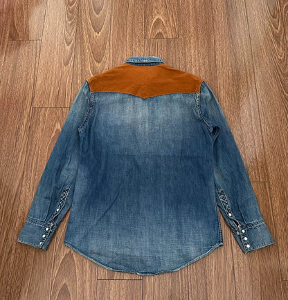 visvim ss picaro damaged denim shirt