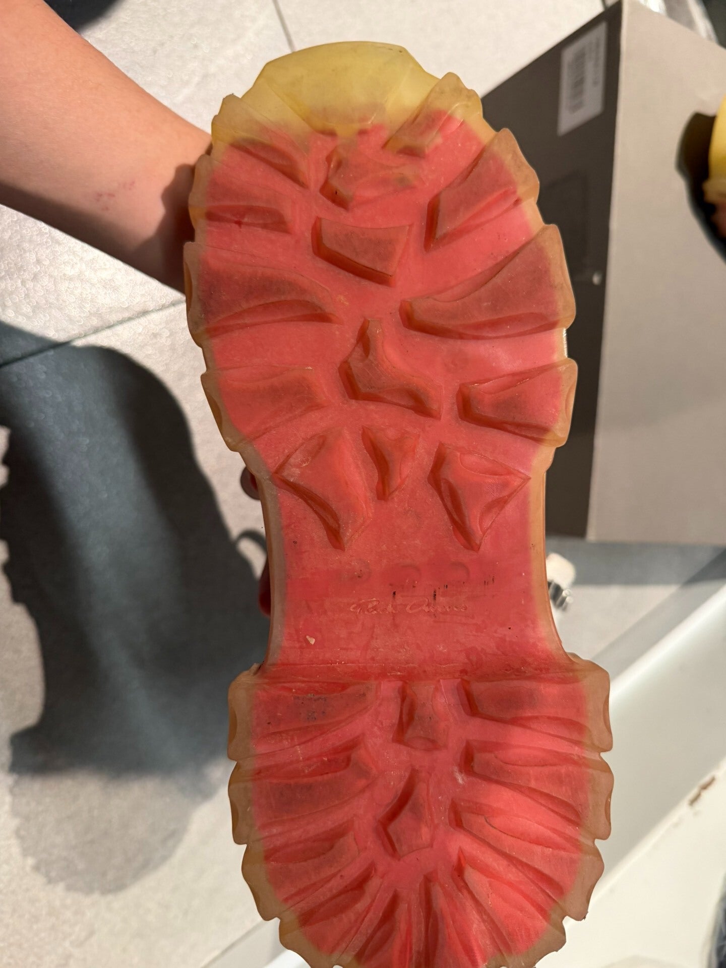 Rick Owens Basketball Sneakers with Rainbow Sole