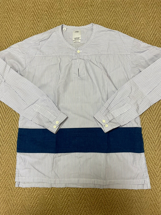VISVIM KERCHIEF BORDER Stripe Shirt