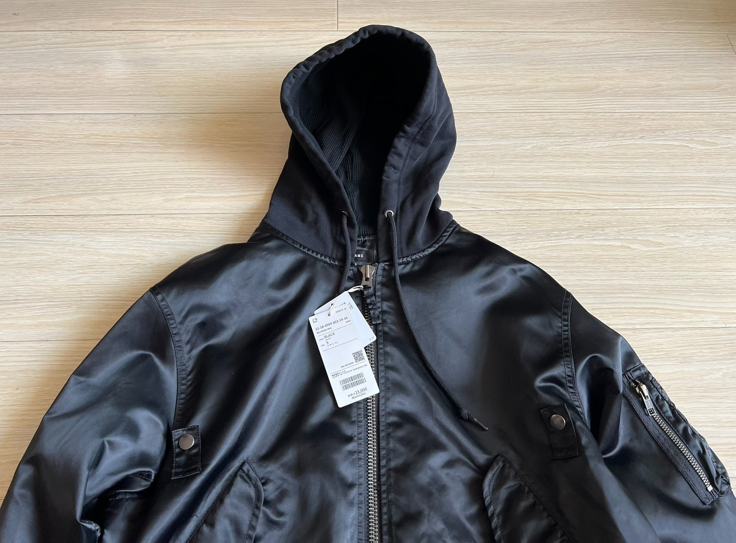 BEAMS 26SS MA-1 Hooded Flight Jacket