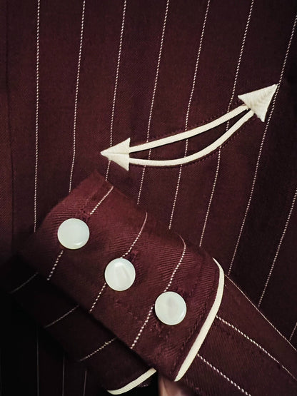 wacko maria western shirt with stripes