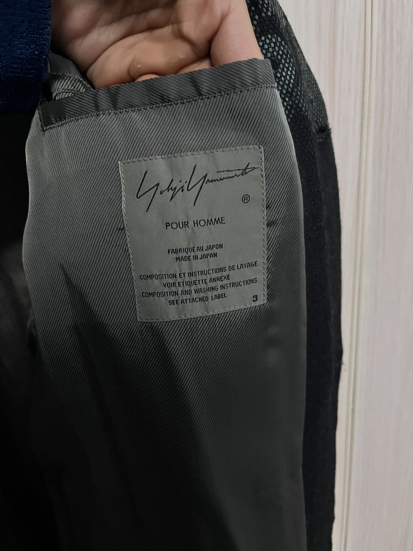 Yohji Yamamoto AW18 God Coat