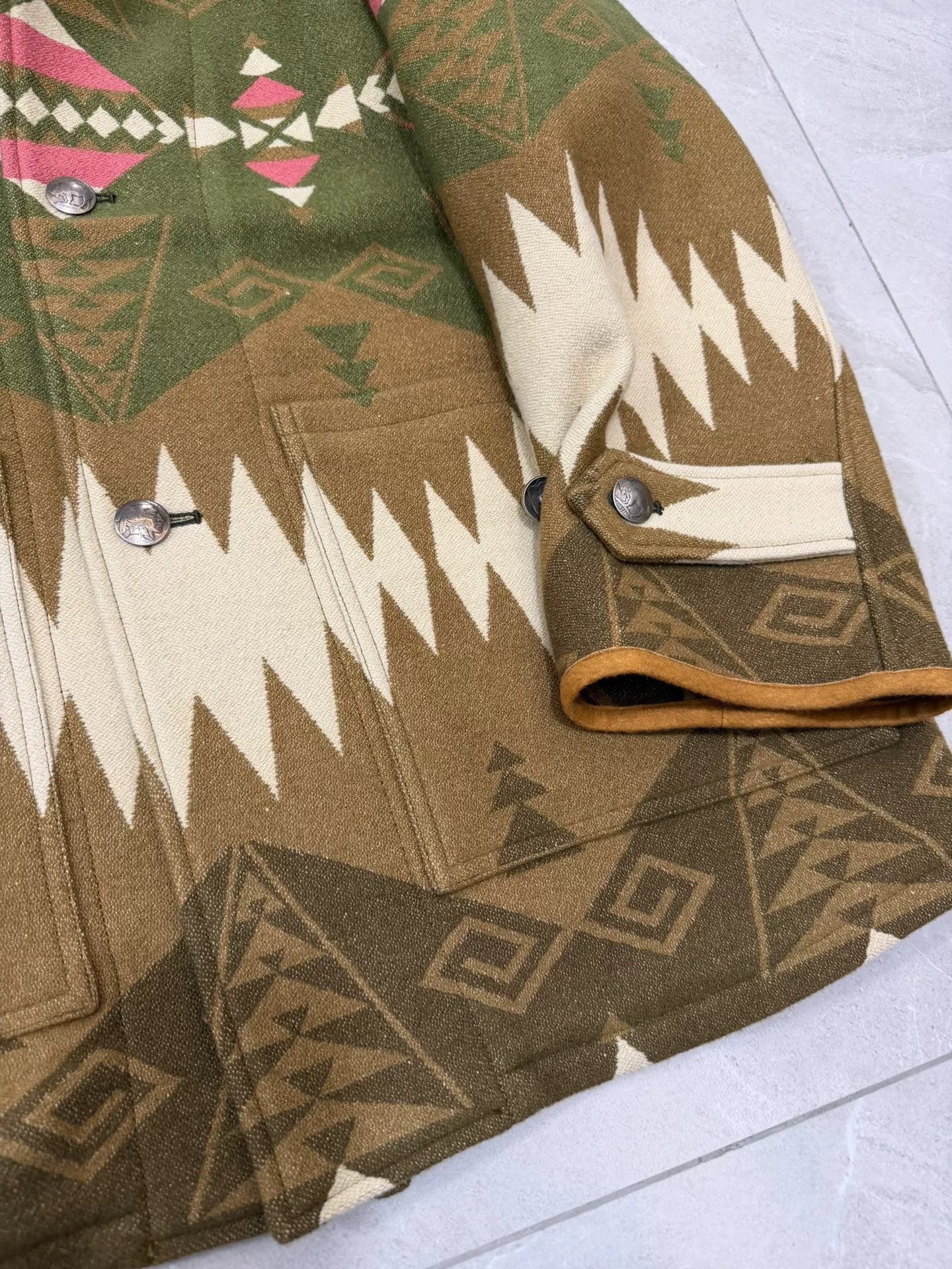 Visvim 23AW Hopiland Coat Native Blanket
