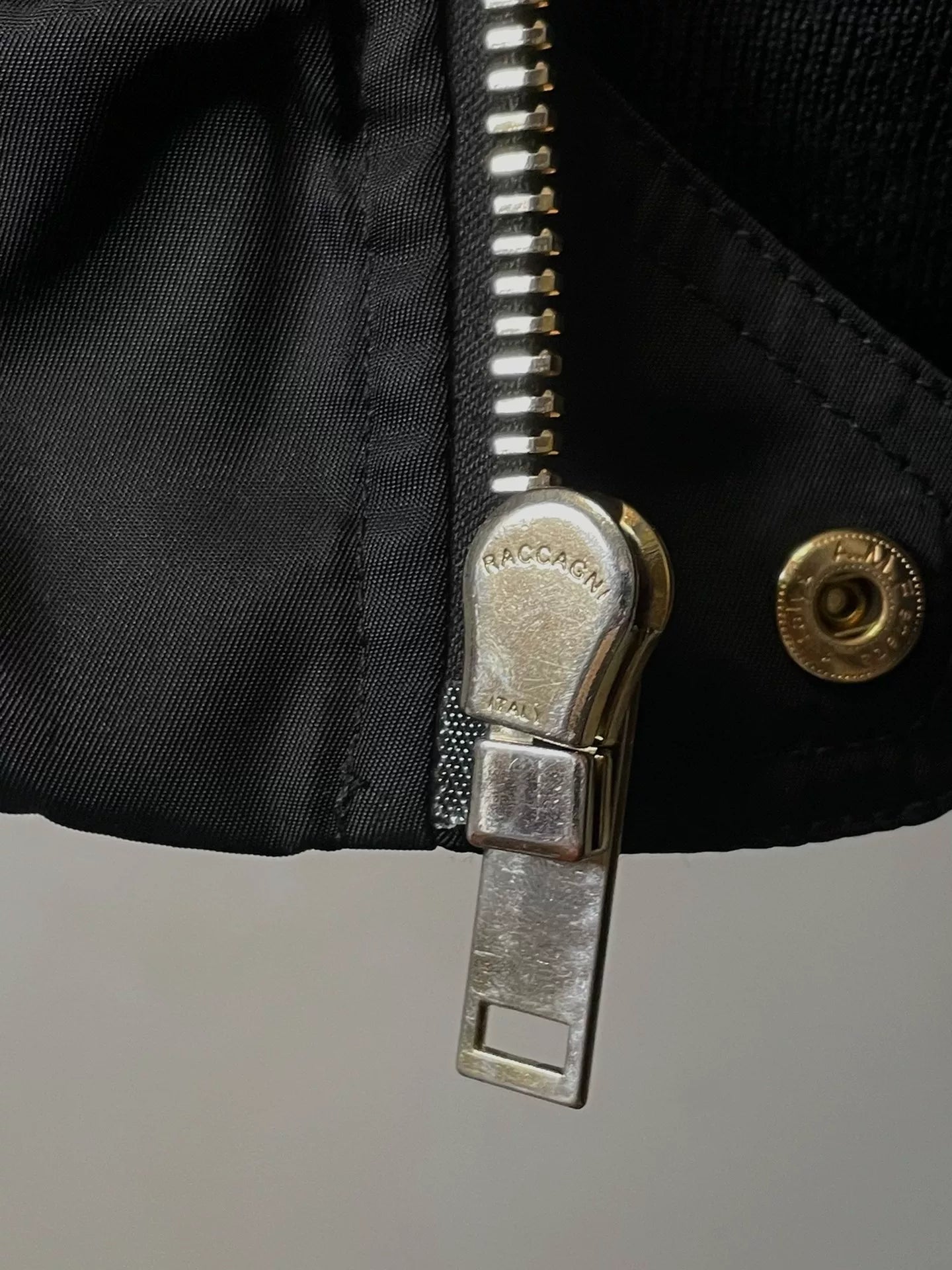 Alexander McQueen Black Gold Bomber Jacket